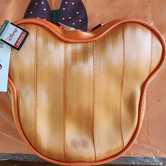 Harveys Disney Halloween Minnie Pumpkin Crossbody & Dust Bag Limited Edition NWT - Picture 4 of 16
